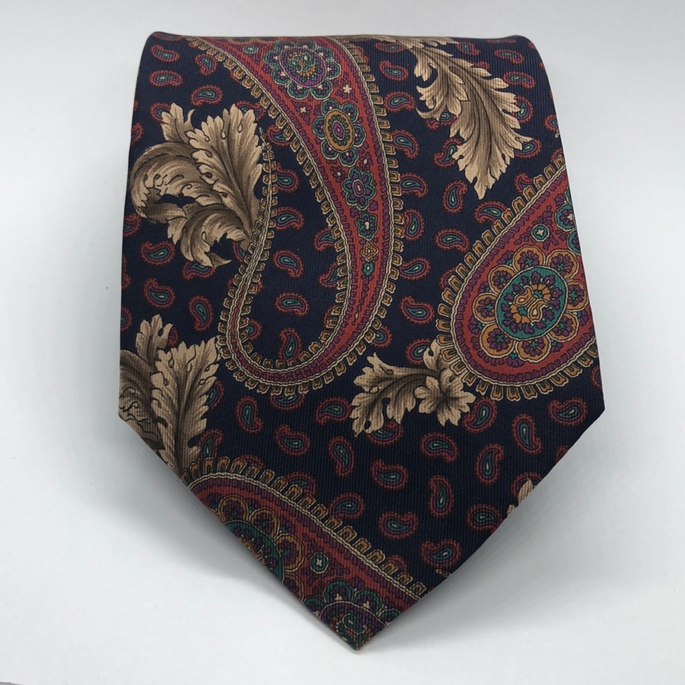 VTG Woodward 100% silk  Fashionable Paisley Tie